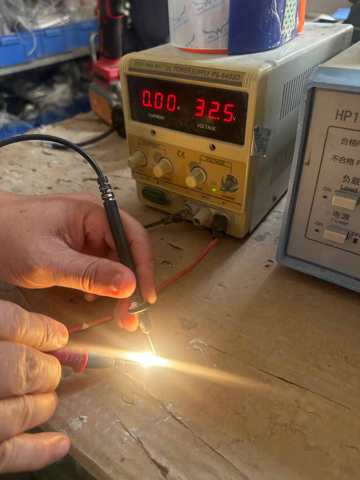 CIVI LED functional and light-up check