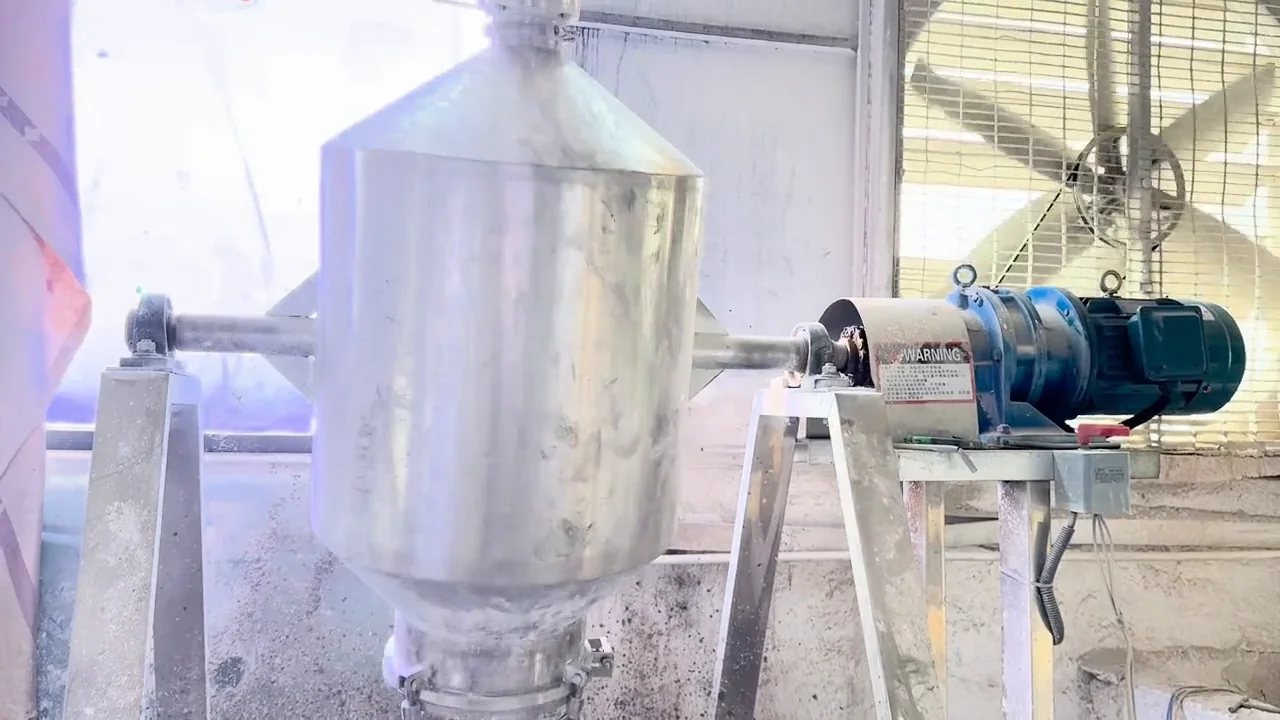 Raw Material Mixing & Formulation Preparation at CIVI lighting factory
