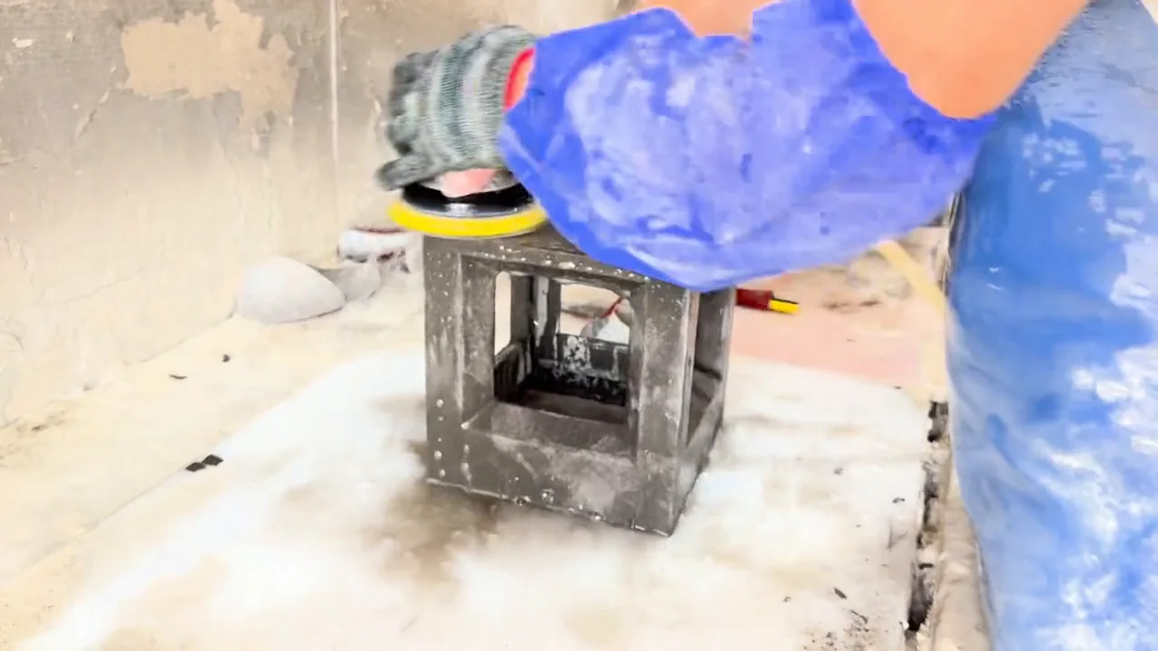 Sanding & Precision Finishing at CIVI lighting factory