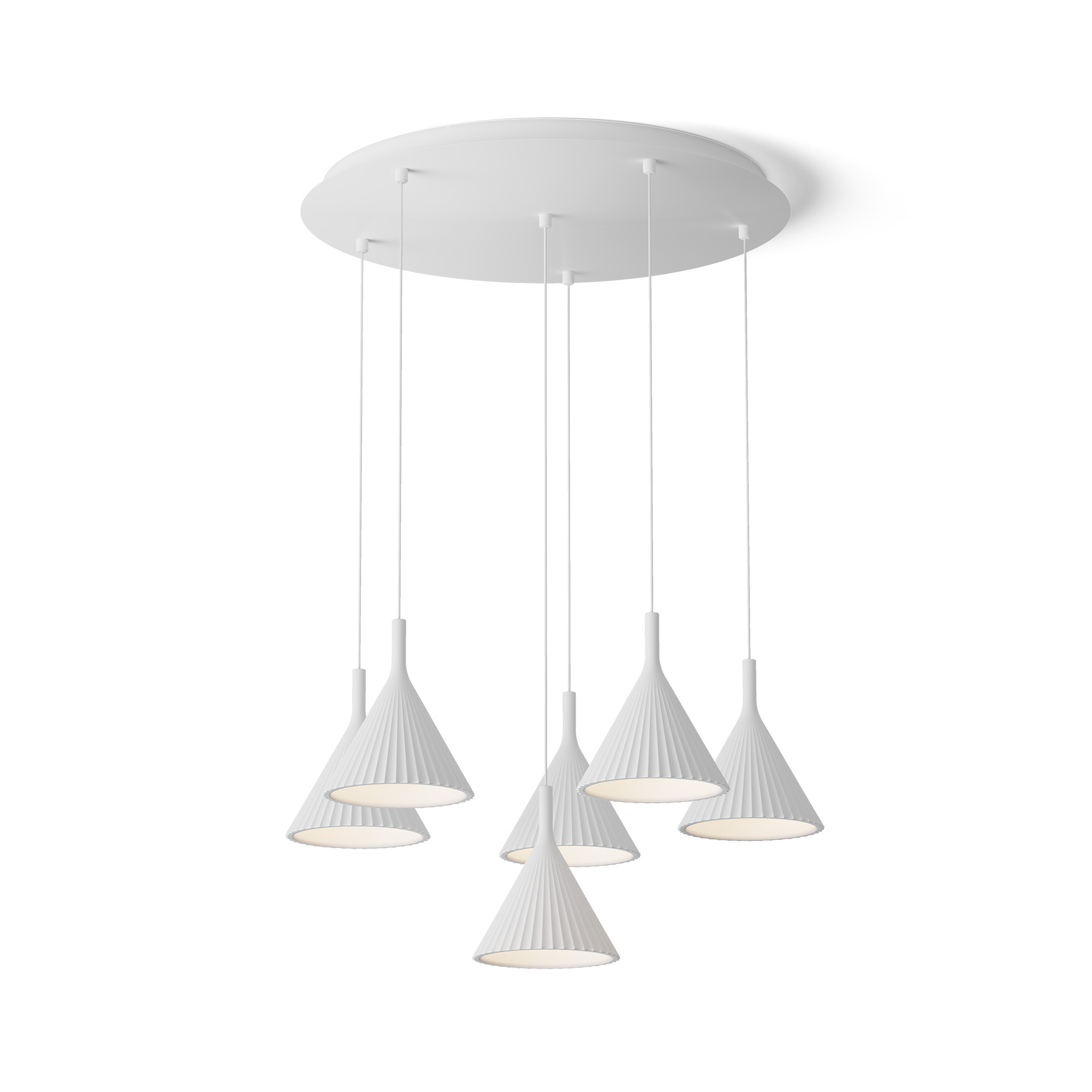 Gypsum Pendant Light (GM-79E347-6)