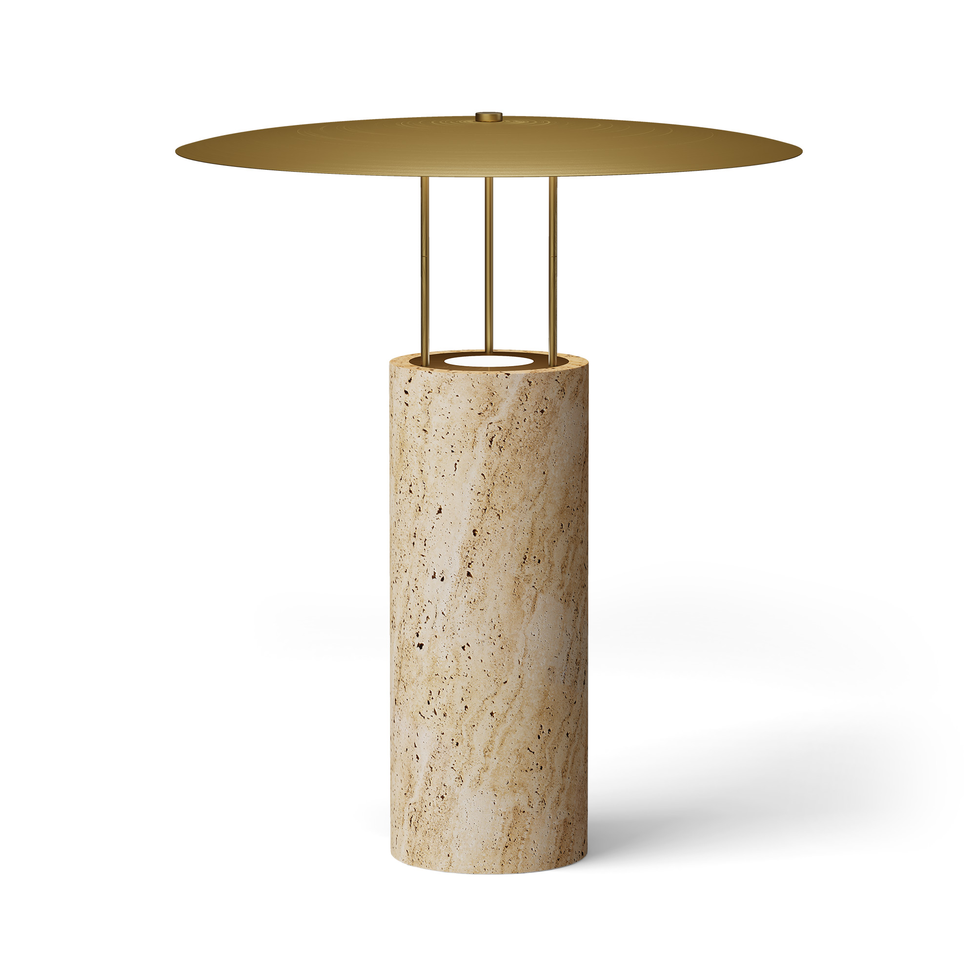 Travertine Table Lamp (GM-79T375)